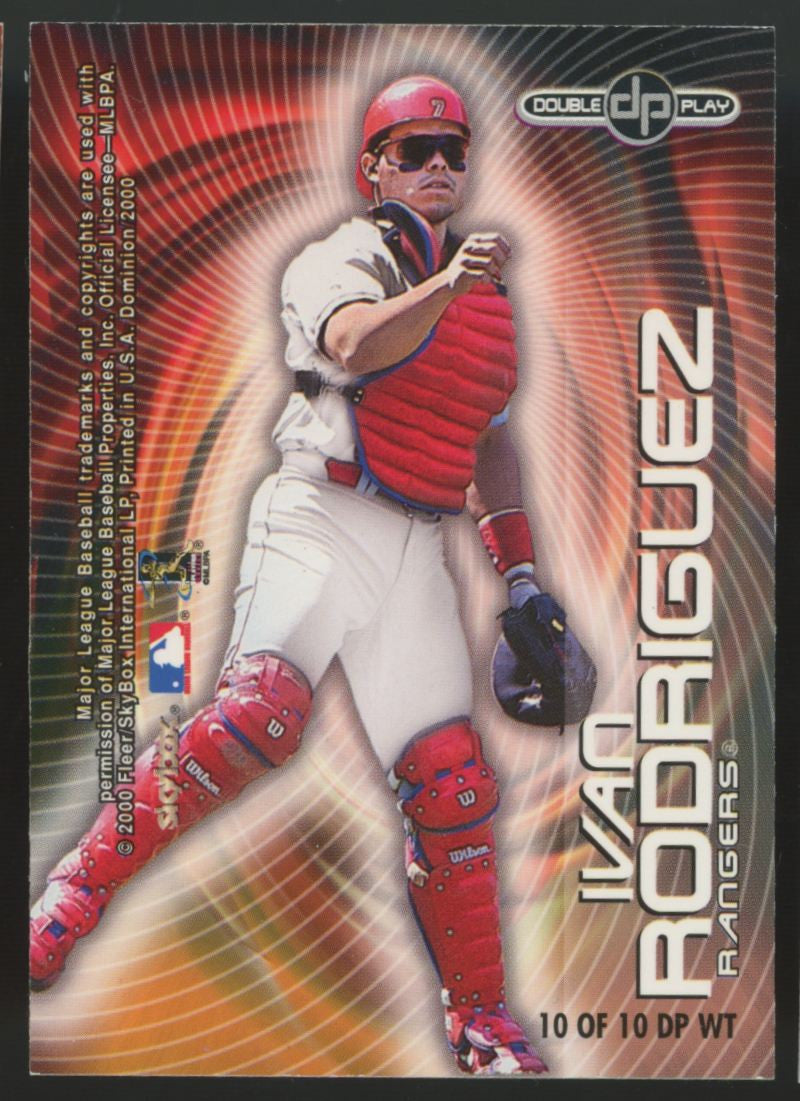 2000 Skybox Dominion Mike Piazza Warp Tek Double Play #10