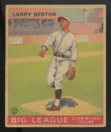 1933 Goudey Larry Benton #45 VG/VG-EX