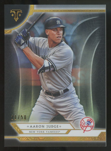 2018 Topps Triple Threads Aaron Judge Onyx /50 #49
