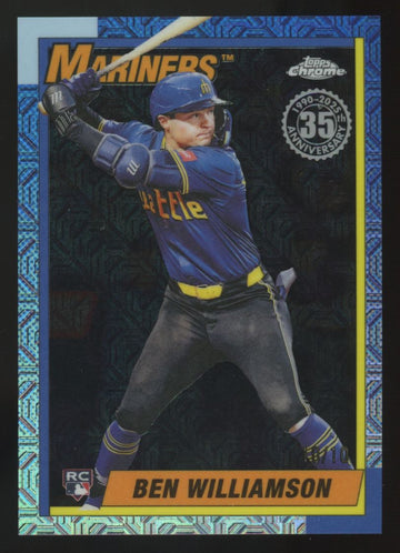 2025 Topps Update Mega Ben Williamson RC Chrome Black /10 #U90C-10