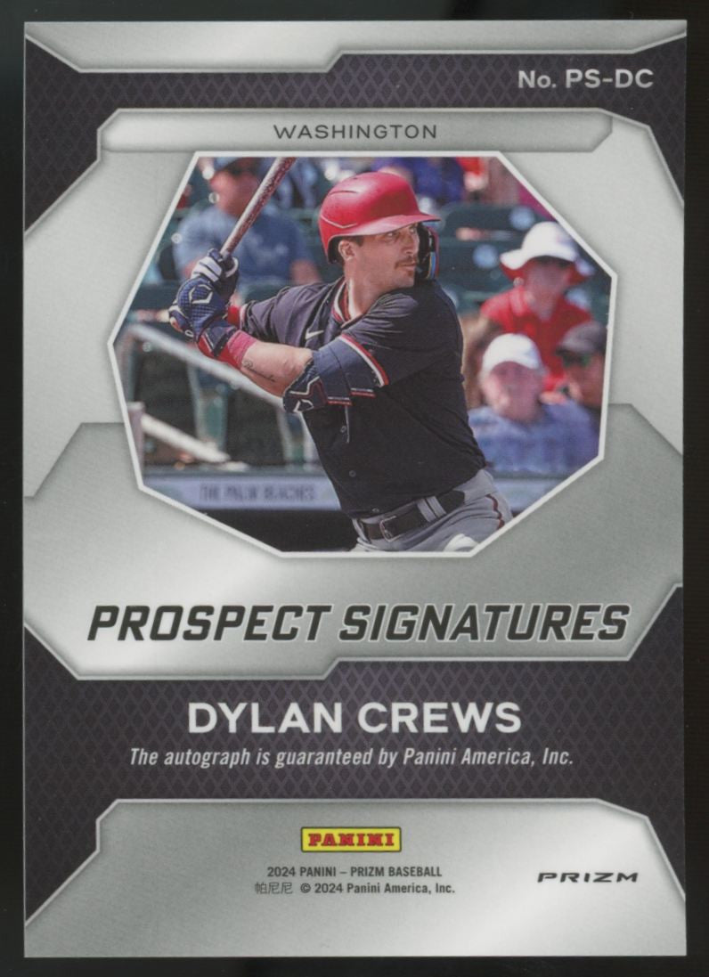 2024 Panini Prizm Dylan Crews Prospect Signatures Auto #PS-DC