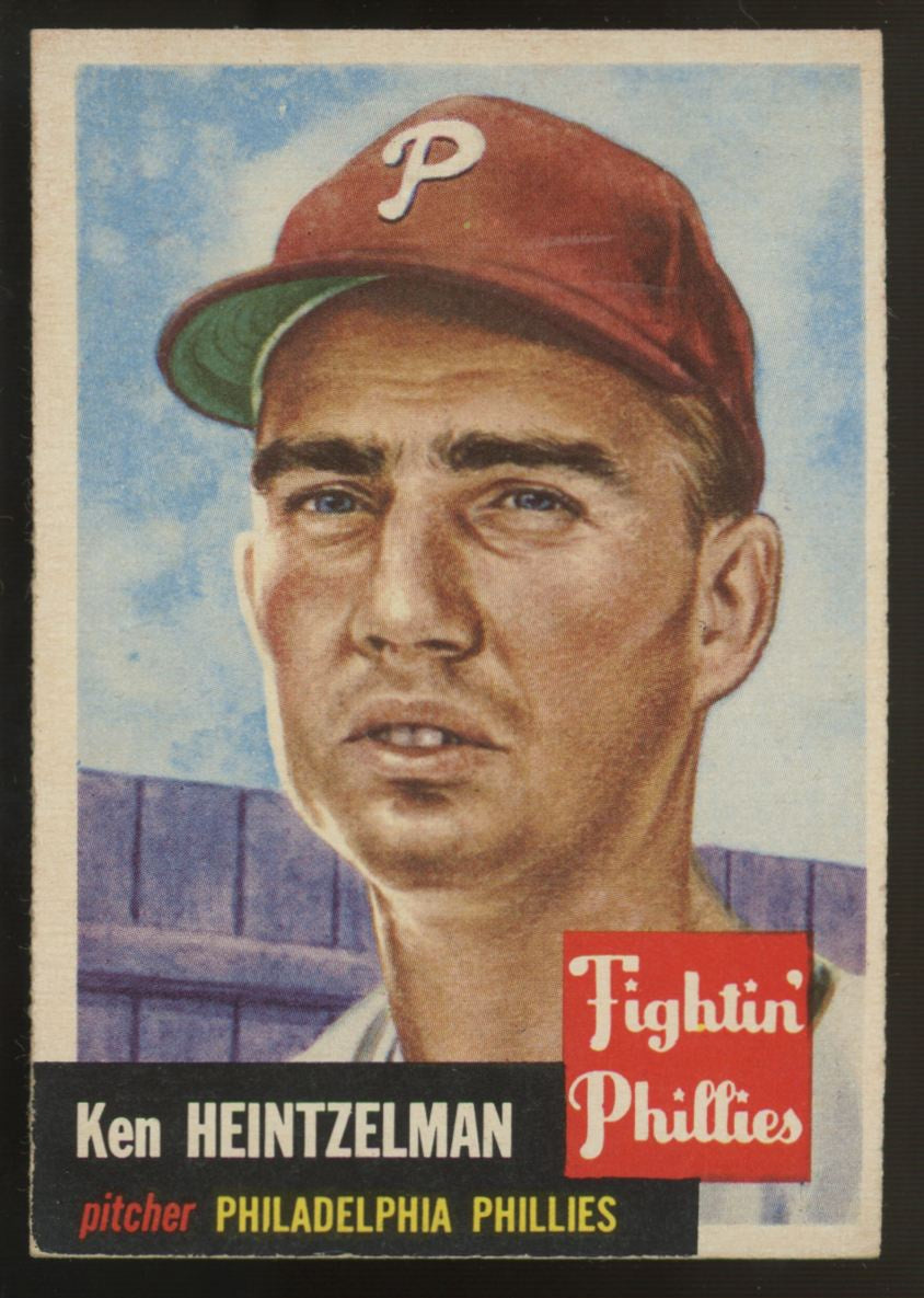 1953 Topps Ken Heintzelman #136 EX/MT