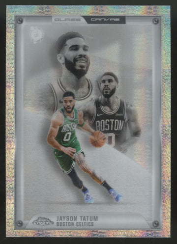 2025-26 Topps Chrome Jayson Tatum Glass Canvas SSP #GC-7