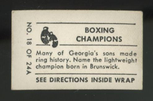 1948 Topps Magic Ike Williams Boxing Champions #18 G/VG
