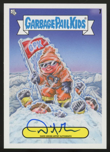 2021 Garbage Pail Kids Go On Vacation David Gross Artist Auto /75 #7