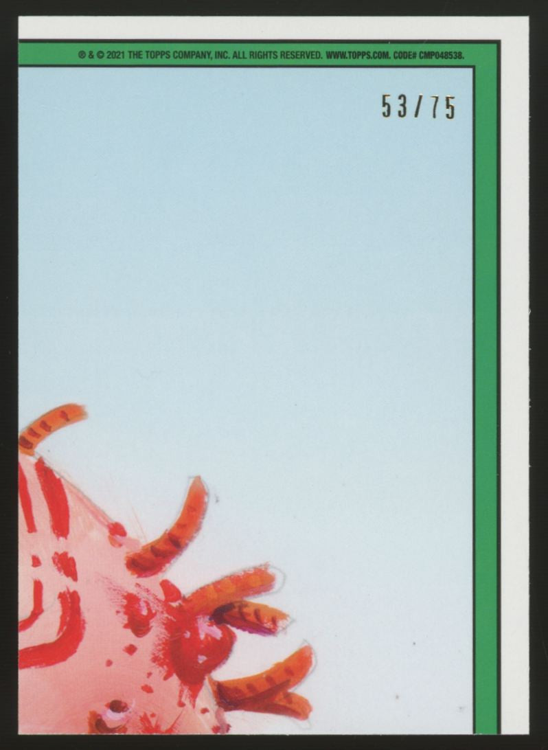 2021 Garbage Pail Kids Go On Vacation David Gross Artist Auto /75 #7