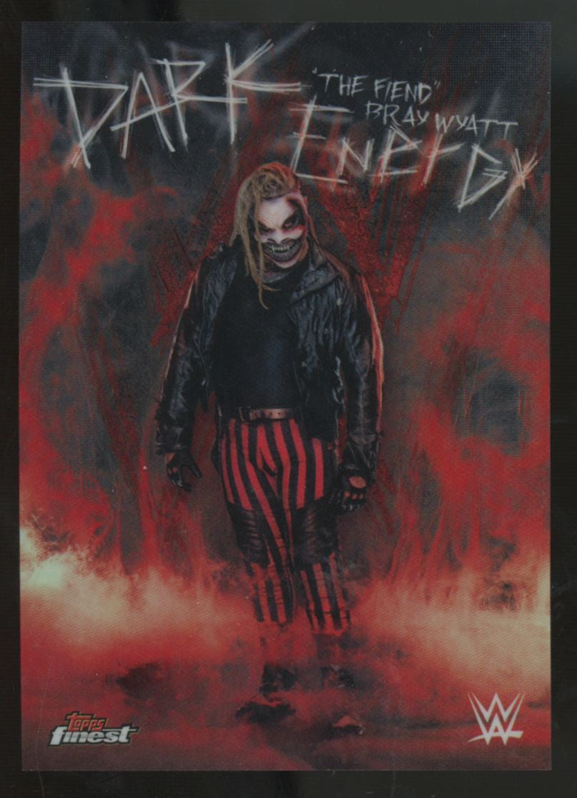 2025 Topps Finest WWE "The Fiend" Bray Wyatt Dark Energy SSP #DE-BWT "A"