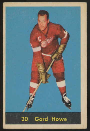 1960-61 Parkhurst Gordie Howe #20 VG/EX