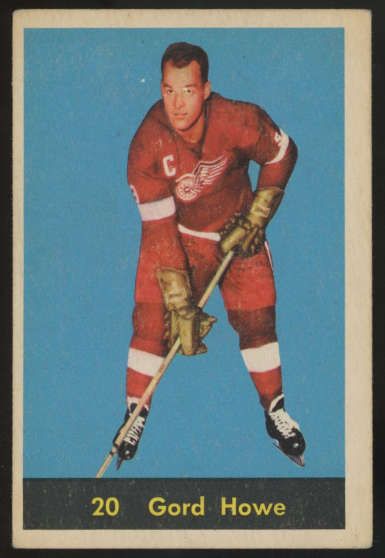 1960-61 Parkhurst Gordie Howe #20 VG/EX