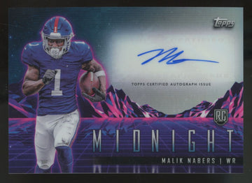 2024 Topps Midnight Malik Nabers RC Rookie Horizon Auto #RHS-MN