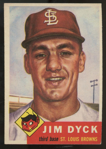 1953 Topps Jim Dyck #177 EX "A"