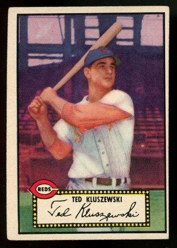 1952 Topps Ted Kluszewski Grey Back #29 VG