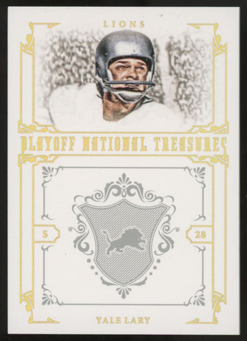 2008 Playoff National Treasures Yale Lary /5 #100