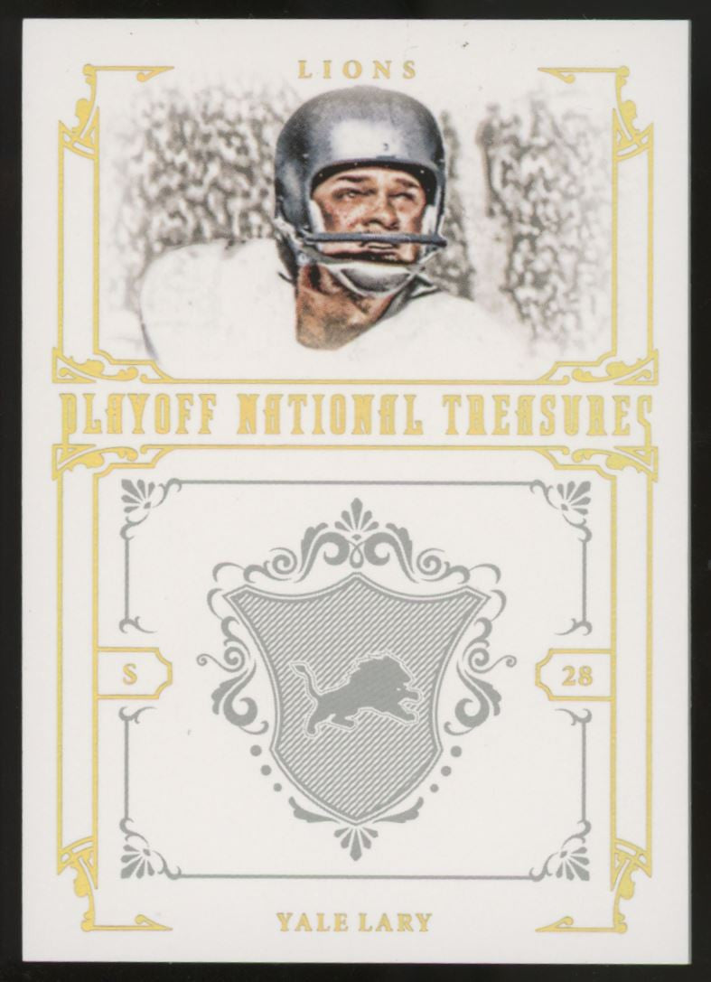2008 Playoff National Treasures Yale Lary /5 #100