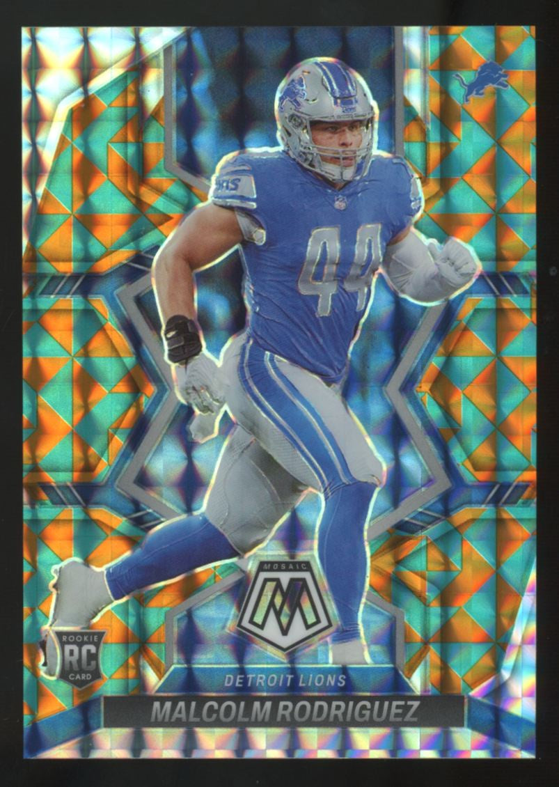 2022 Mosaic Malcolm Rodriguez RC Tessellation Prizm /15 #400