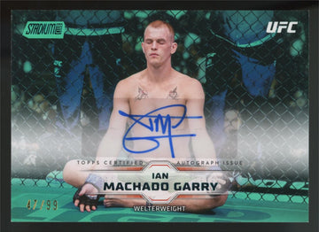 2026 Topps Stadium Club UFC Ian Garry Turquoise Auto /99 #BAV-IMG