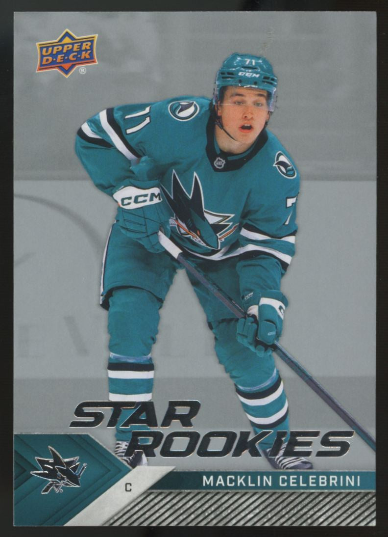 2024-25 Upper Deck NHL Star Rookies Box Set Macklin Celebrini RC #13