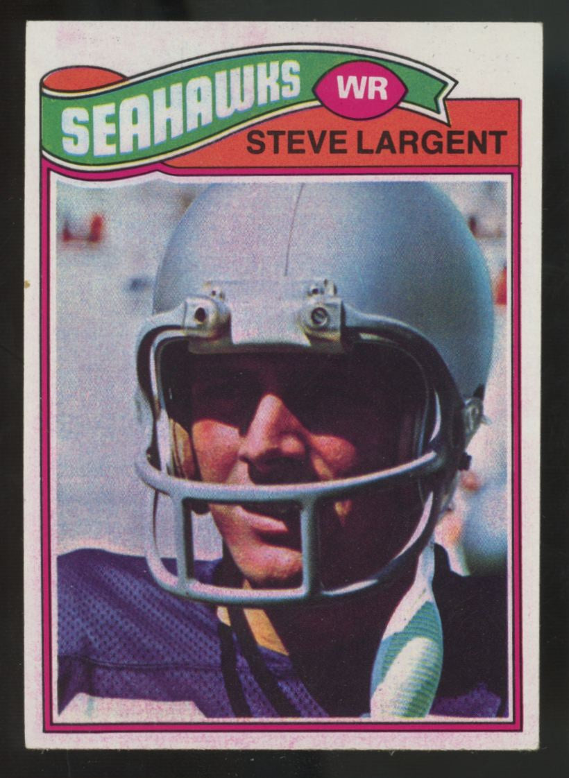 1977 Topps Steve Largent RC #177 G/VG (Wrinkle)