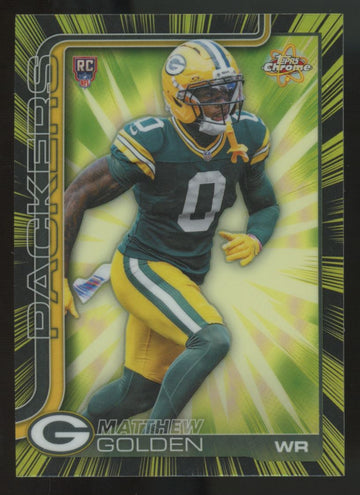 2025 Topps Chrome Matthew Golden RC Radiating Rookies SSP #RR-10