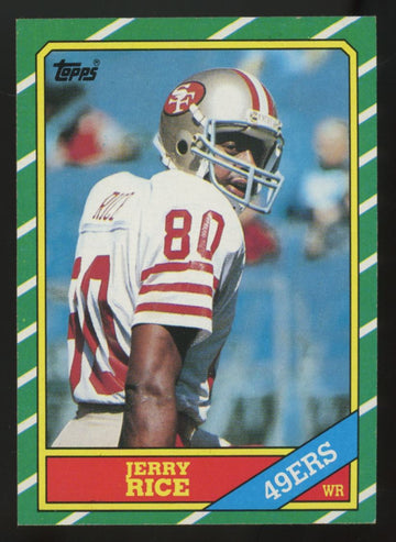 1986 Topps Jerry Rice RC #161 EX/MT "B"