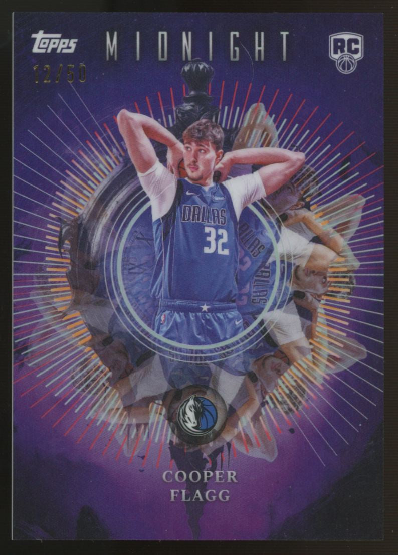 2025-26 Topps Midnight Cooper Flagg RC Insomnia Summer Solstice /50 #IN-16