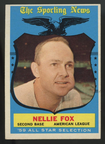 1959 Topps Nellie Fox All Star #556 VG/EX