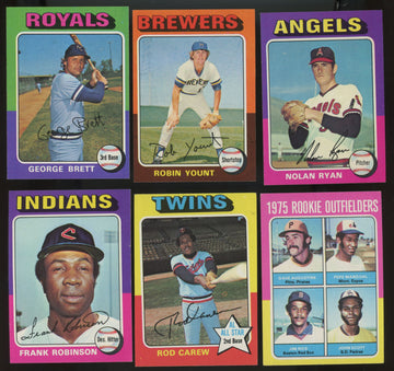 1975 Topps Baseball Complete Set (660/660) EX/MT-NM (Aaron Creased)
