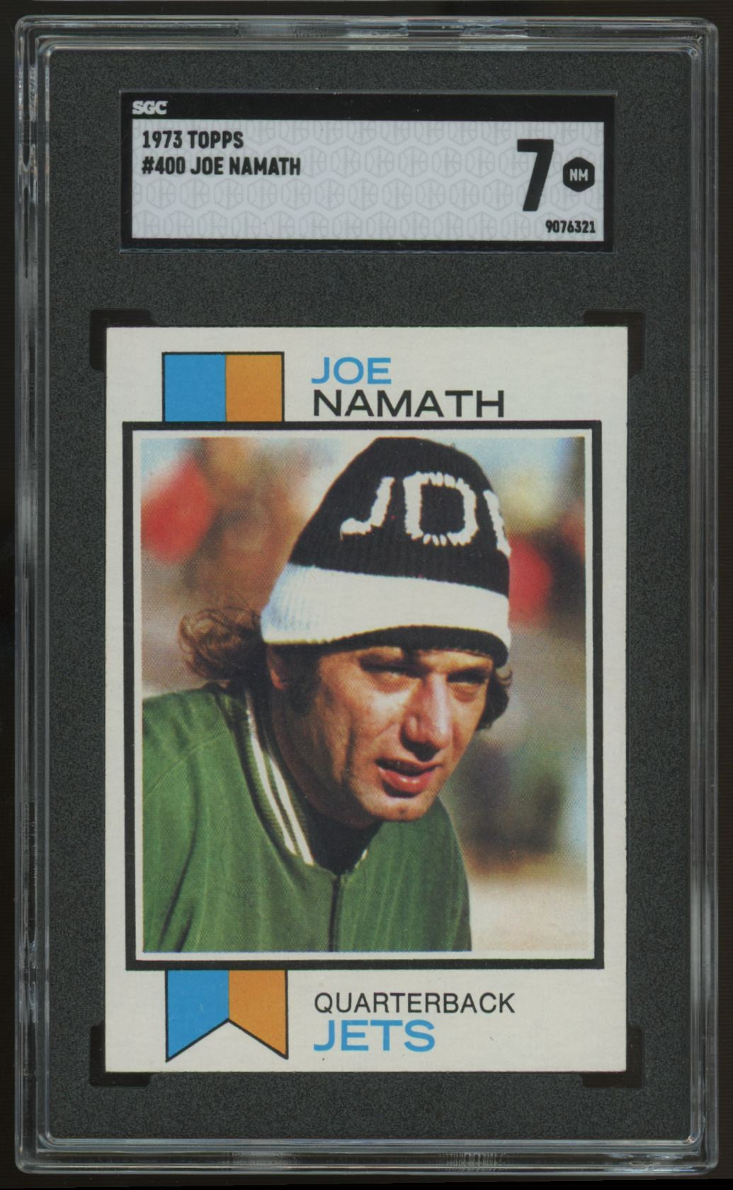 1973 Topps Joe Namath #400 SGC 7