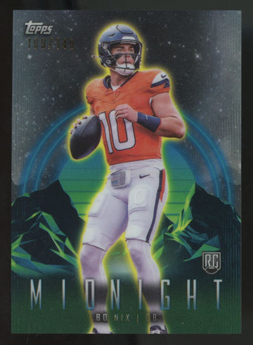 2024 Topps Midnight Bo Nix RC Morning /149 #27