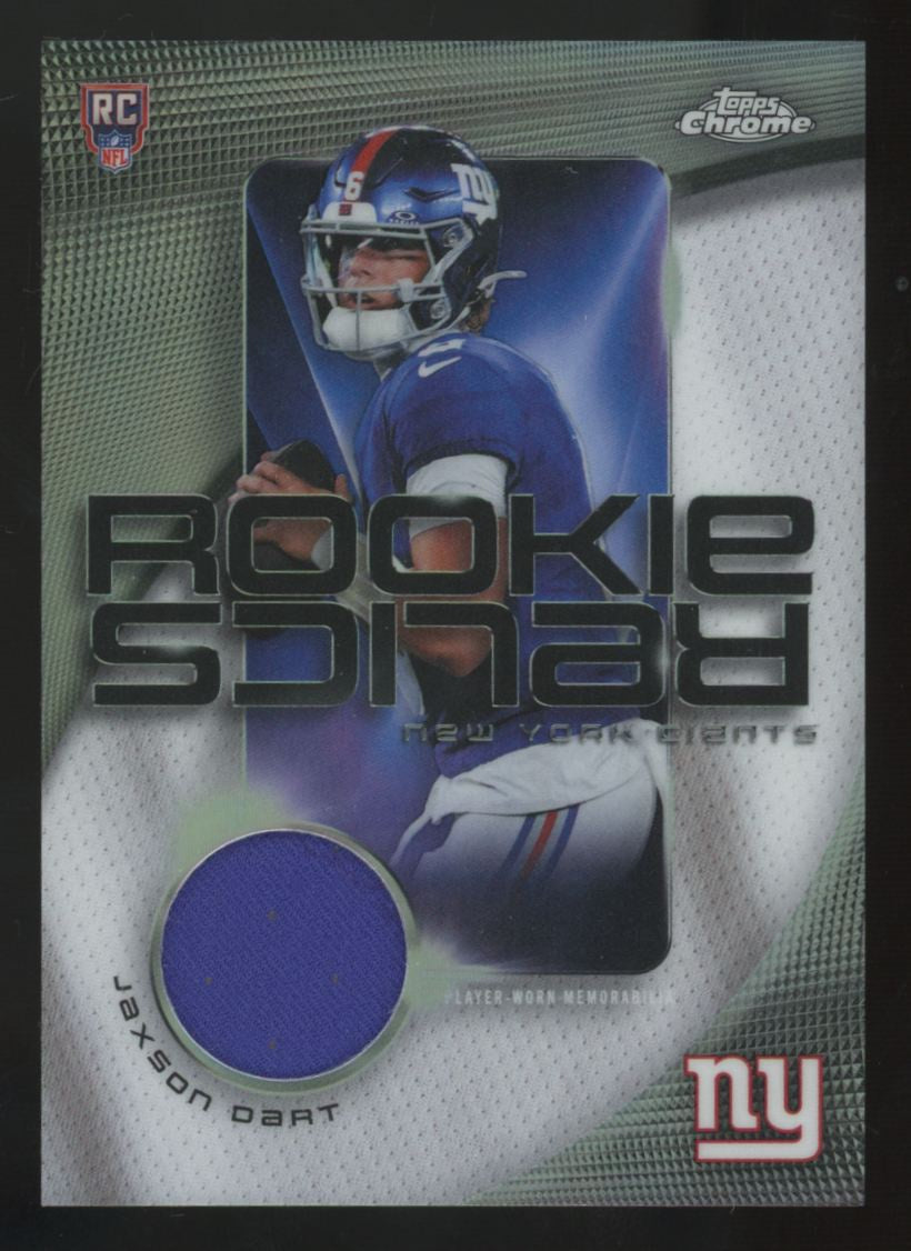 2025 Topps Chrome Jaxson Dart RC Rookie Relics Patch #RR-JD