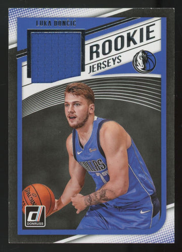 2018-19 Panini Donruss Luka Doncic RC Jersey Patch #RJ-LDC