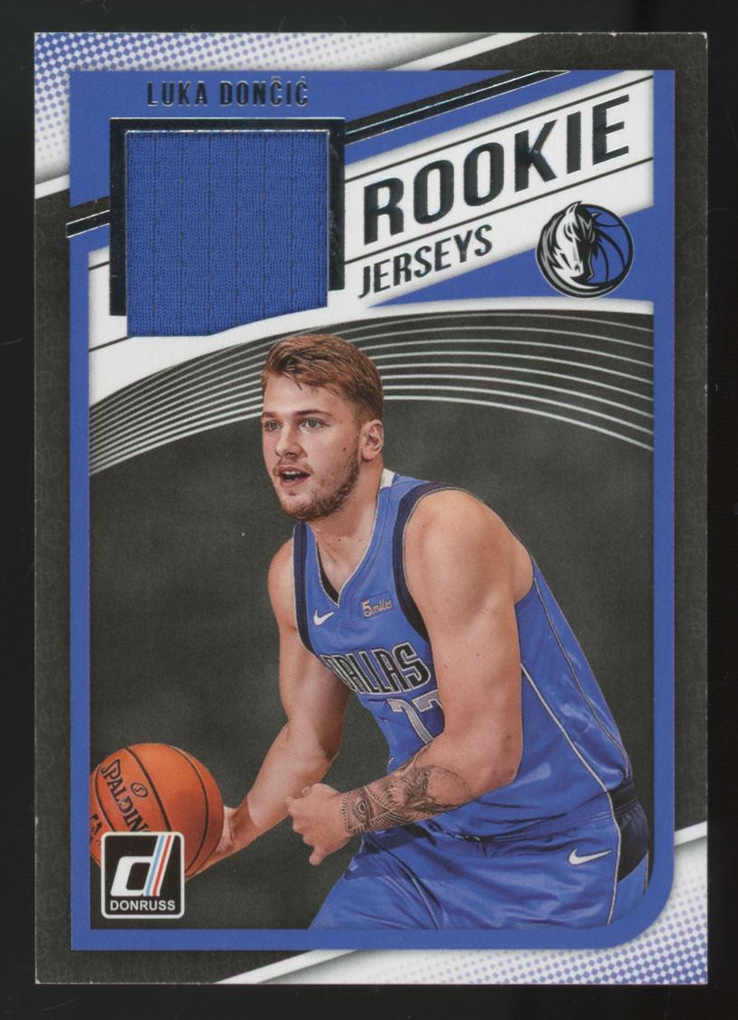 2018-19 Panini Donruss Luka Doncic RC Jersey Patch #RJ-LDC