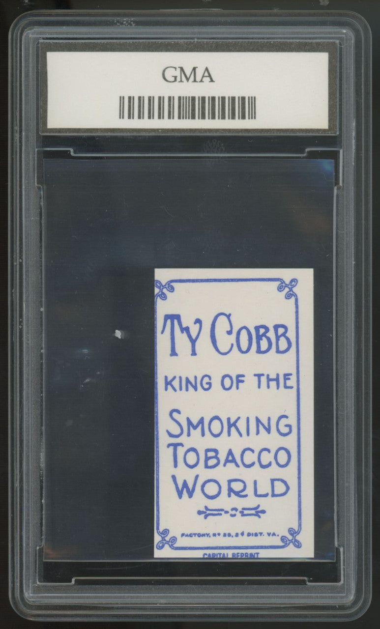 1983 Capital T206 Reprint Ty Cobb Bat Off Shoulder GMA 10