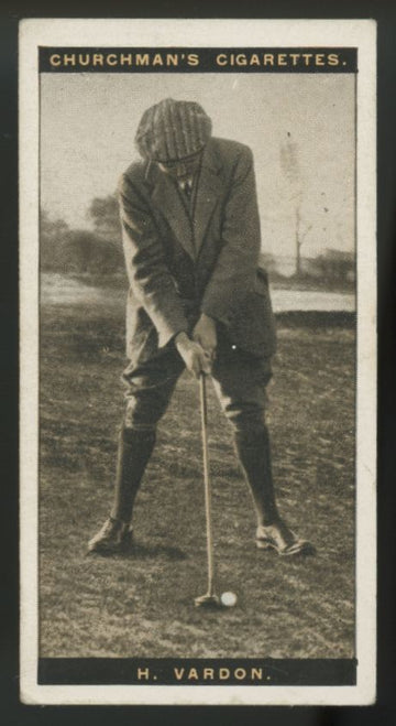 1927 W.A. & A.C. Churchman Harry Vardon Famous Golfers Small #46 EX