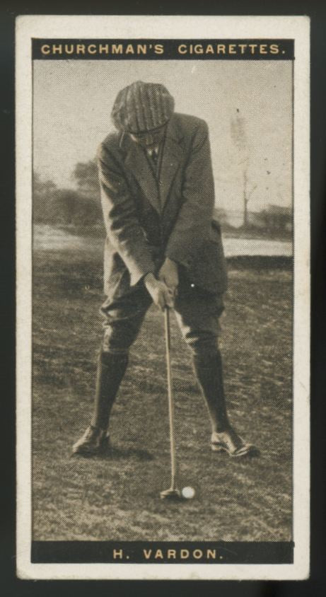 1927 W.A. & A.C. Churchman Harry Vardon Famous Golfers Small #46 EX