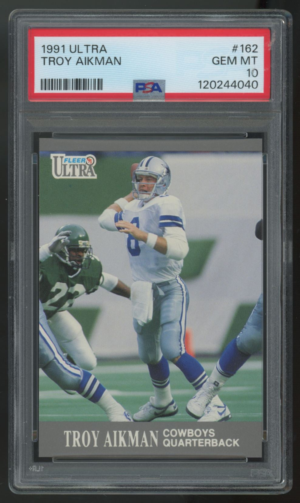 1991 Fleer Ultra Troy Aikman #162 PSA 10
