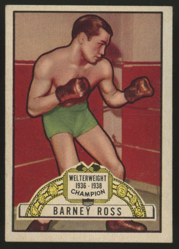 1951 Topps Ringside Barney Ross #45 VG-EX