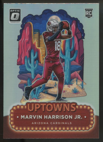 2024 Panini Donruss Optic Marvin Harrison Jr. RC Uptowns Prizm SSP #5