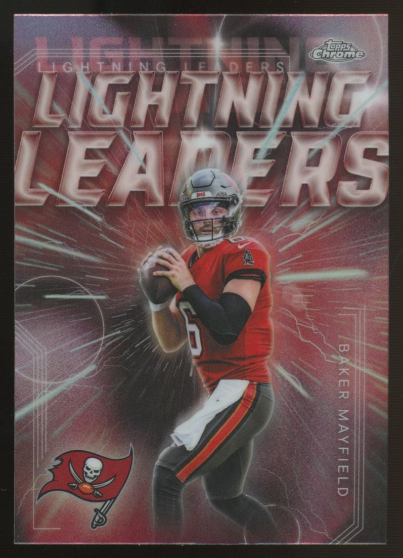 2025 Topps Chrome Baker Mayfield Lightning Leaders #LL-3