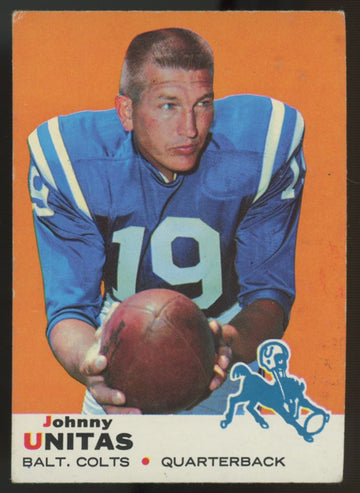 1969 Topps Johnny Unitas #25 VG/EX