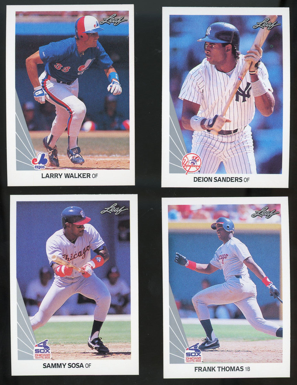 1990 Leaf Baseball Complete Set (528) NM-MT Thomas Sosa