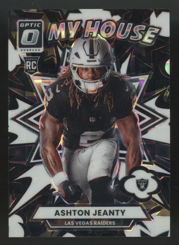 2025 Panini Donruss Optic Ashton Jeanty RC Black Pandora My House /149 #4