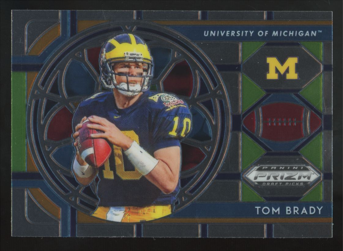 2019 Panini Prizm Draft Tom Brady Stained Glass #100