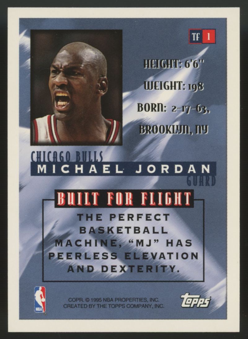 1995-96 Topps Michael Jordan Top Flight #TF1