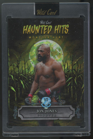 2025 Wild Card Monster Hits Jon Jones Corn Maze /2 #HHCF-JJ