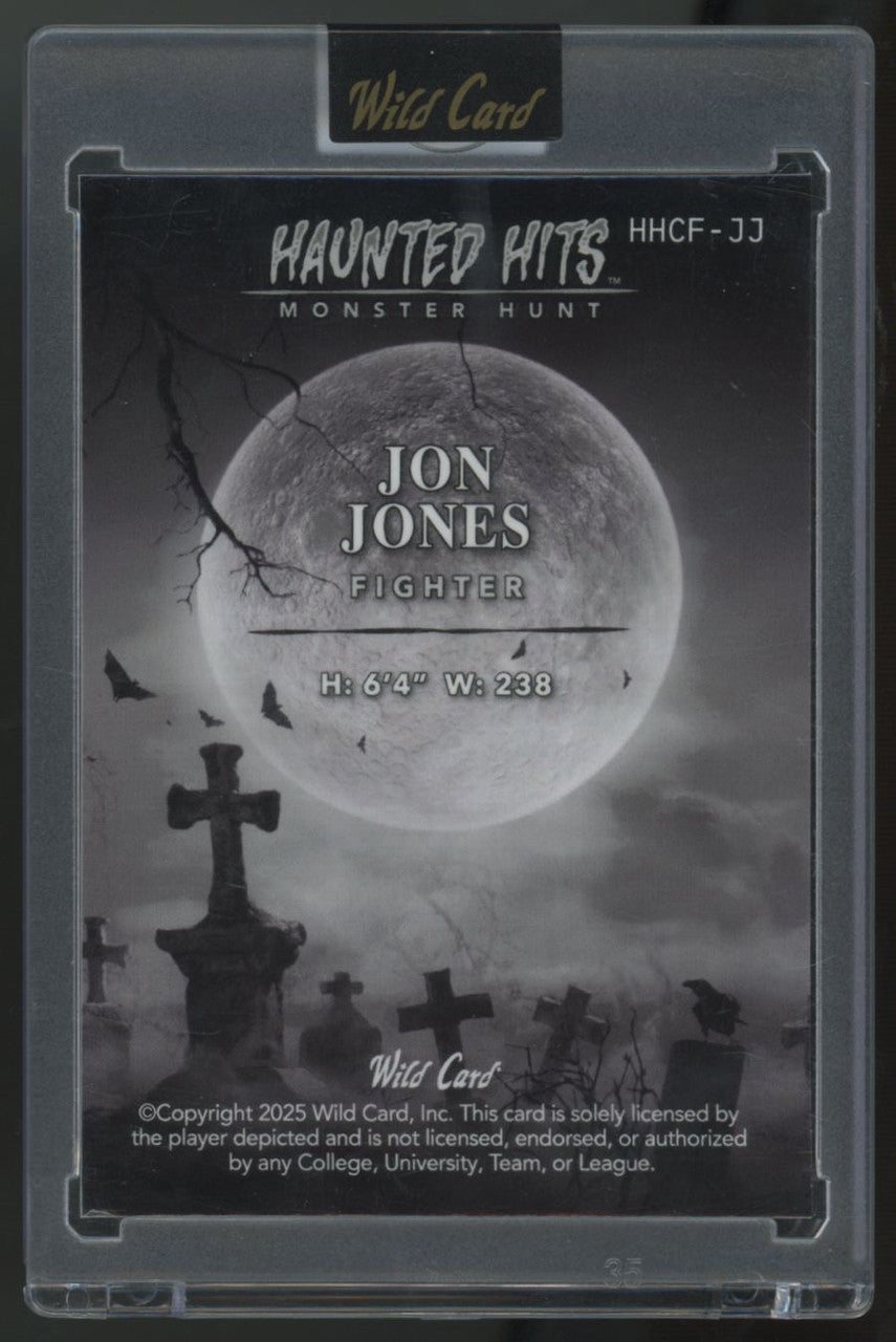 2025 Wild Card Monster Hits Jon Jones Corn Maze /2 #HHCF-JJ