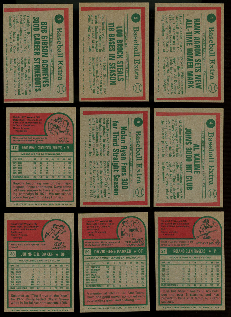 1975 Topps Mini Baseball Complete Set (660) EX-MT Overall Brett Yount