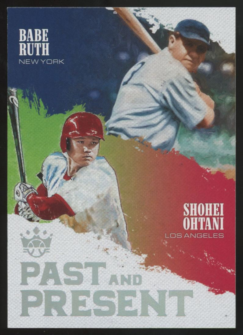 2018 Diamond Kings Shohei Ohtani / Babe Ruth RC Past And Present #PP10