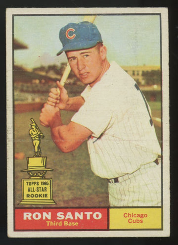 1961 Topps Ron Santo RC #35 EX "A"