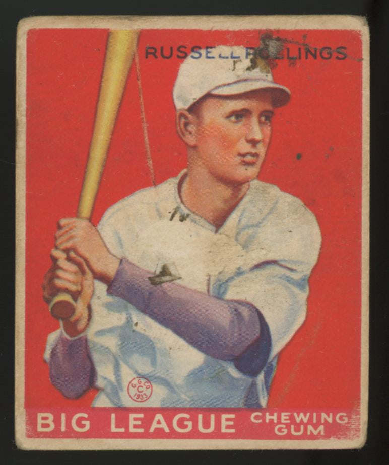 1933 Goudey Russell Rollings #88 Poor